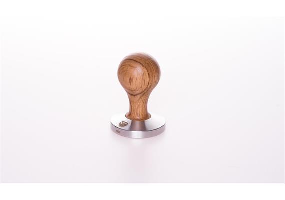3 Beans Holz Tamper 58.0 mm, Eiche natur "Swiss Made"