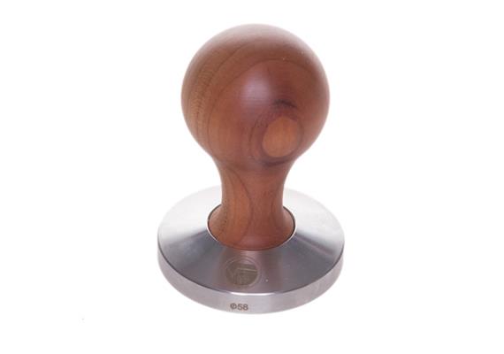 3 Beans Holz Tamper 58.0 mm, Zwetschgenbaum "Swiss Made"