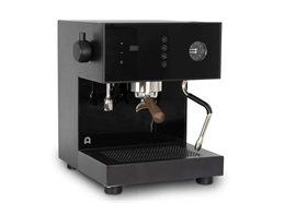 Arkel Espressomaschine "Coast", schwarz matt  mit Nadelventil, Dampfboiler Entleerung