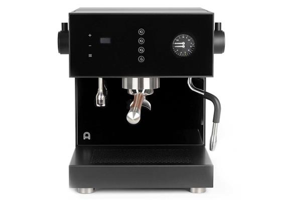 Arkel Espressomaschine "Coast" V2, schwarz matt  mit Nadelventil, Dampfboiler Entleerung