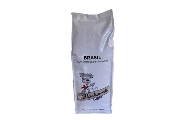 Blackwork Coffee Brasil 100% Arabica semi-washed, 500gr Bohnen