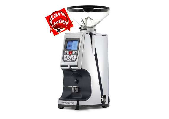 Eureka Atom Specialty 65, chrome Aussteller  - short bean hopper 300gr.