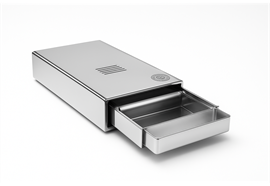 Eureka Ausklopfschublade Handle Drawer Edelstahl  MIGNON HANDLE DRAWER inox