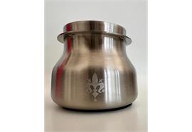 Eureka Dosier Becher (Cup) zur LIBRA 65 AP, gebürstet  (ohne Trichter/without Funnel)
