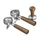 Gilda Siebträger Set Nussbaum (2x Siebträger, 1x Tamper)