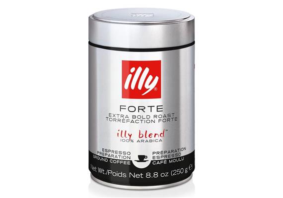 Illy Caffe Forte Espresso 250gr. Dose gemahlen
