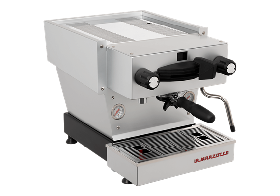 La Marzocco Linea Mini R, Grau  Gehäuse Chromstahl zusätzlich grau lackiert