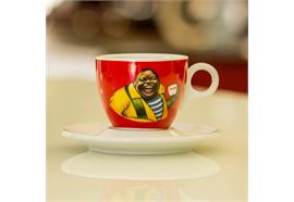 Lucaffé Cappuccinotasse rot