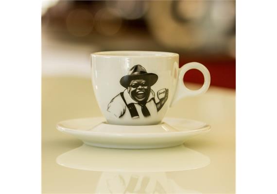 Lucaffé Cappuccinotasse schwarz 1 Stk. Nettopreis