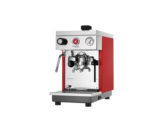 Olympia Espresso Maschine, Maximatic rot