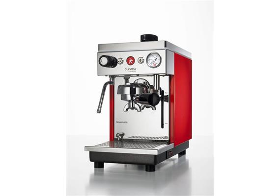Olympia Espresso Maschine, Maximatic rot