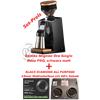SET- Eureka Mignon Oro Single Dose PRO, schwarz matt + All Purpose Black Diamond Scheiben