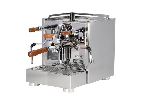 Torre Espressomaschine "Peppina", Holz/legno  T02SR DISPLAY NOCE