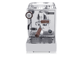 Torre Espressomaschine "Pierino", Drehrad, Holz/legno