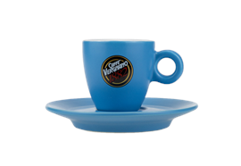 Vergnano Espresso Tasse blau matt