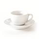 Vitudurum Espressotasse mit Unterteller, Tazza Milano, ohne Logo