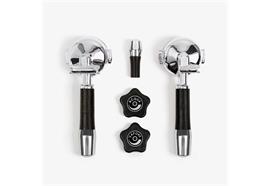 Wiedemann Griffset elegant für ECM/Drehräder, Räuchereiche