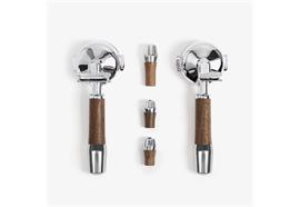 Wiedemann Griffset elegant für ECM/Kipphebel, Nussbaum