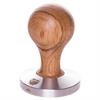 3 Beans Holz Tamper 58.0 mm, Eiche natur "Swiss Made"