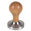 3 Beans Holz Tamper 58.3 mm, Eiche natur "Swiss Made"