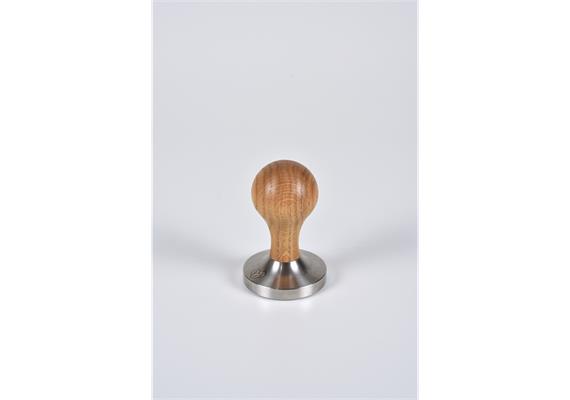 3 Beans Holz Tamper 58.3 mm, Eiche natur "Swiss Made"