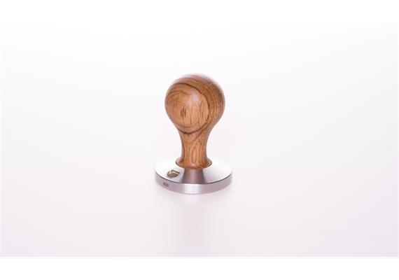 3 Beans Holz Tamper 58mm, Eiche natur "Swiss Made"