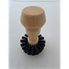 3 Beans Siebträger Reinigungsbürste rund, 58 mm, schwarze Borsten