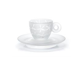 Amici Espresso Tassen Coffee Flowers 2er Set