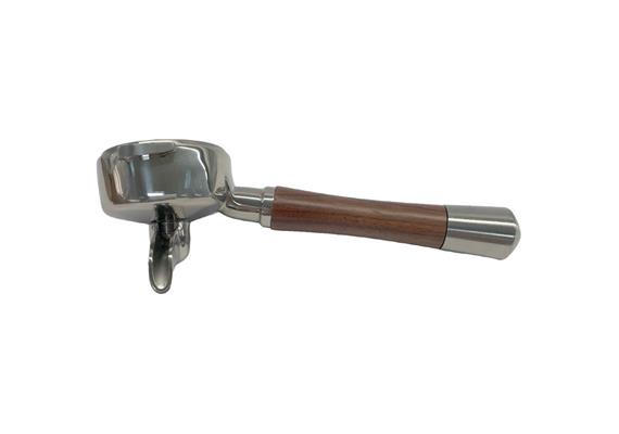 Arkel Siebträger 1-er Auslauf, mit Holz Griff / Edelstahlende