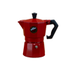 Bialetti Moka-Kanne "Vergnano" 3 Tassen, rot