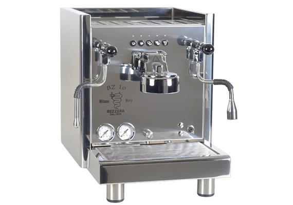 BZ16 DE Top Version/Rotationspumpe / Kipphahnen  Bezzera logo Siebträgergriff