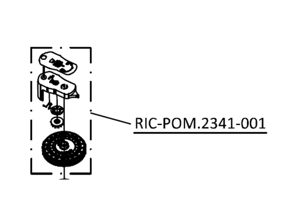Drehrad Gross für Mahlgradverstellung Eureka SD Pro