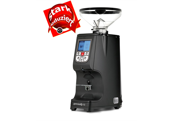 Eureka Atom Specialty 75, black matt Aussteller  - short bean hopper 300gr.