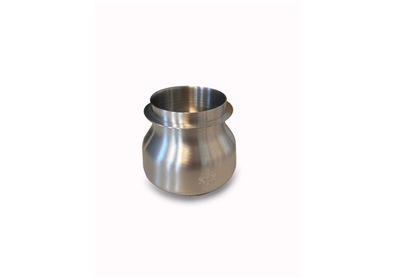 Eureka Dosier Becher (Cup) zur LIBRA 65 AP, gebürstet  (ohne Trichter/without Funnel)