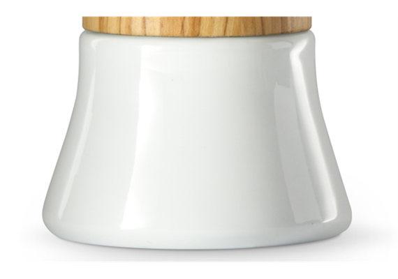 Eureka Ersatz Keramik Behälter zur Baby Grinder Mühle Olive  (weisser Keramik Behälter)