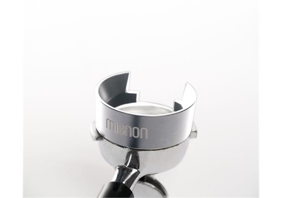 Eureka Mignon Pulvertrichter, magnetisch, Alu poliert