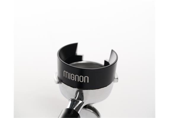 Eureka Mignon Pulvertrichter, magnetisch, Alu schwarz