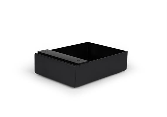 Eurista Abklopfbox "Barista" mit Connector, schwarz