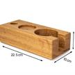 Eurista Holz Tampingstation Trio (längs), Nuss | Bild 5