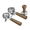 Gilda Siebträger Set Nussbaum (2x Siebträger, 1x Tamper)