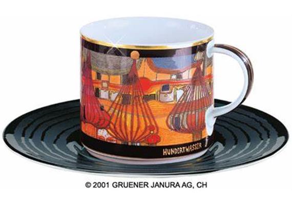 Kaffeetasse Hundertwasser L'Expulsion