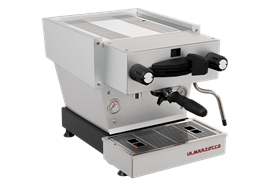 La Marzocco Linea Mini R, Grau  Gehäuse Chromstahl zusätzlich grau lackiert
