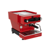 La Marzocco Linea Mini R, Rot  Gehäuse Chromstahl zusätzlich rot lackiert