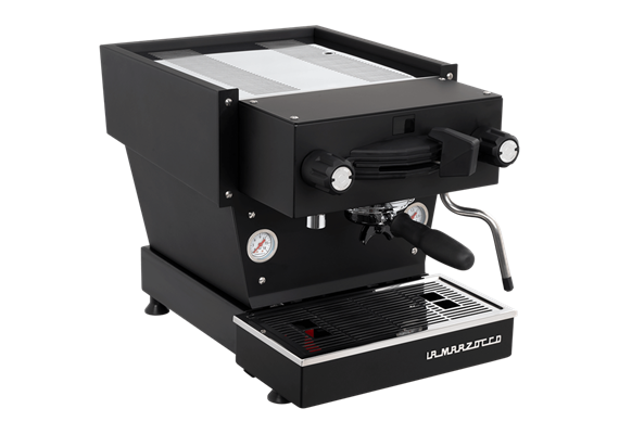 La Marzocco Linea Mini R, Schwarz  Gehäuse Chromstahl zusätzlich schwarz lackiert