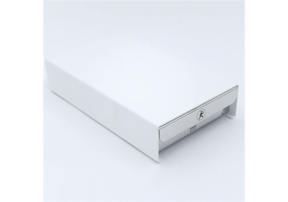 Olympia Ausklopfschublade/Satzschublade, Signalweiss (RAL 9003)