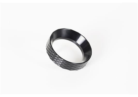 Pulver Fülltrichter, Alu, magnetisch, schwarz 58mm  dosing funnel