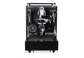 Torre Espressomaschine "Luigino TSP", Total Black  Rotationspumpe