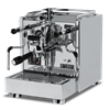 Torre Espressomaschine "Peppina EVO", Edelstahl, schwarze Griffe