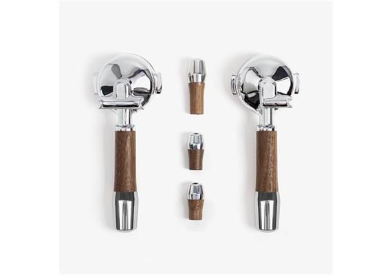 Wiedemann Griffset elegant für ECM/Kipphebel, Nussbaum