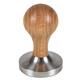3 Beans Holz Tamper 58.3 mm, Eiche natur "Swiss Made"